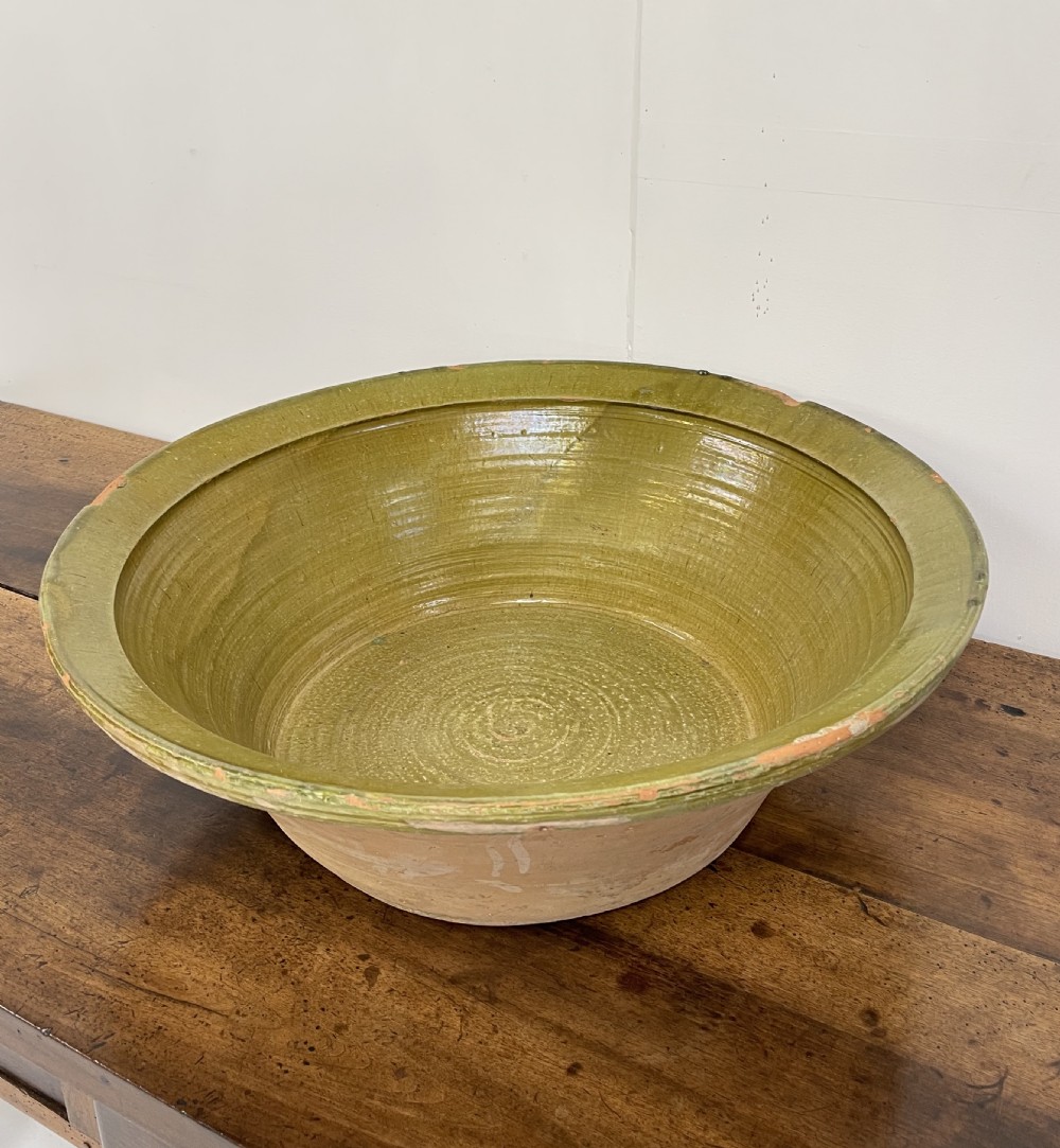 Large Spanish Glazed Bowl View II