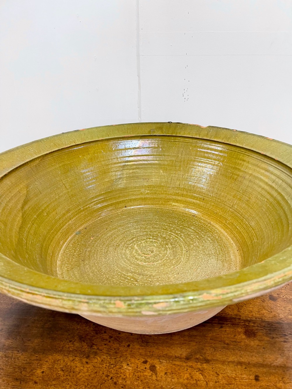 Large Spanish Glazed Bowl View III