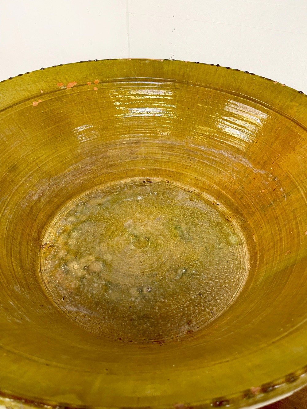 Very Large Spanish Glazed Bowl View III