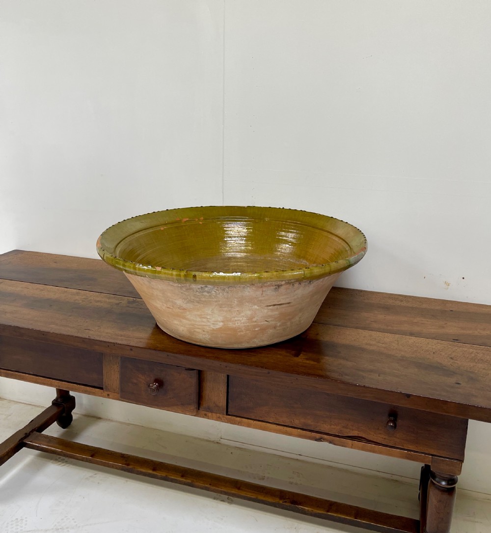 Very Large Spanish Glazed Bowl View IV