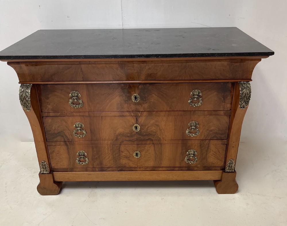 French Empire walnut Commode 