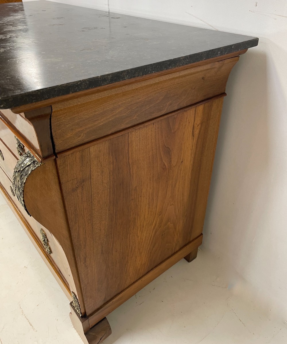 French Empire walnut Commode  View V