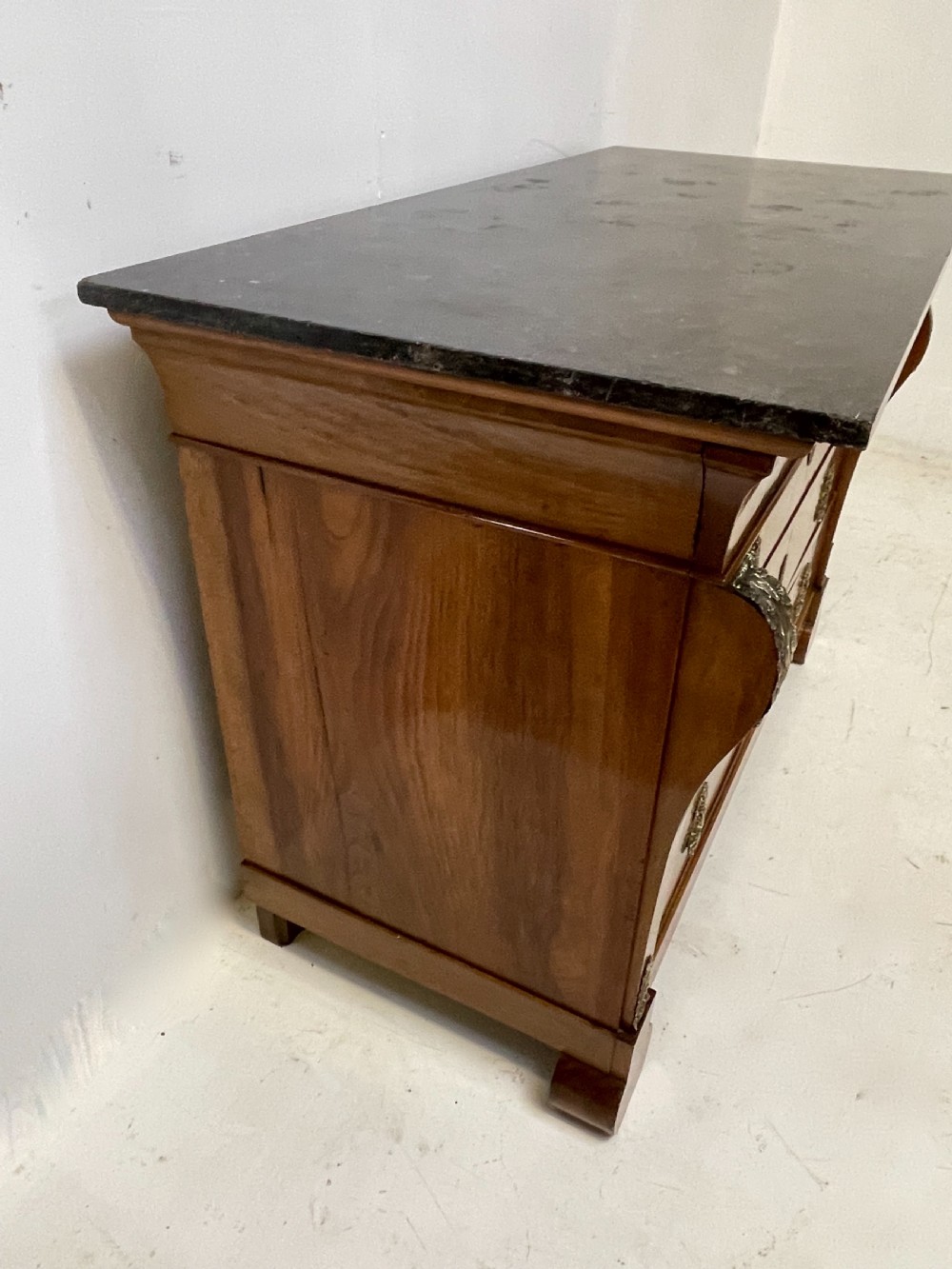 French Empire walnut Commode  View IX
