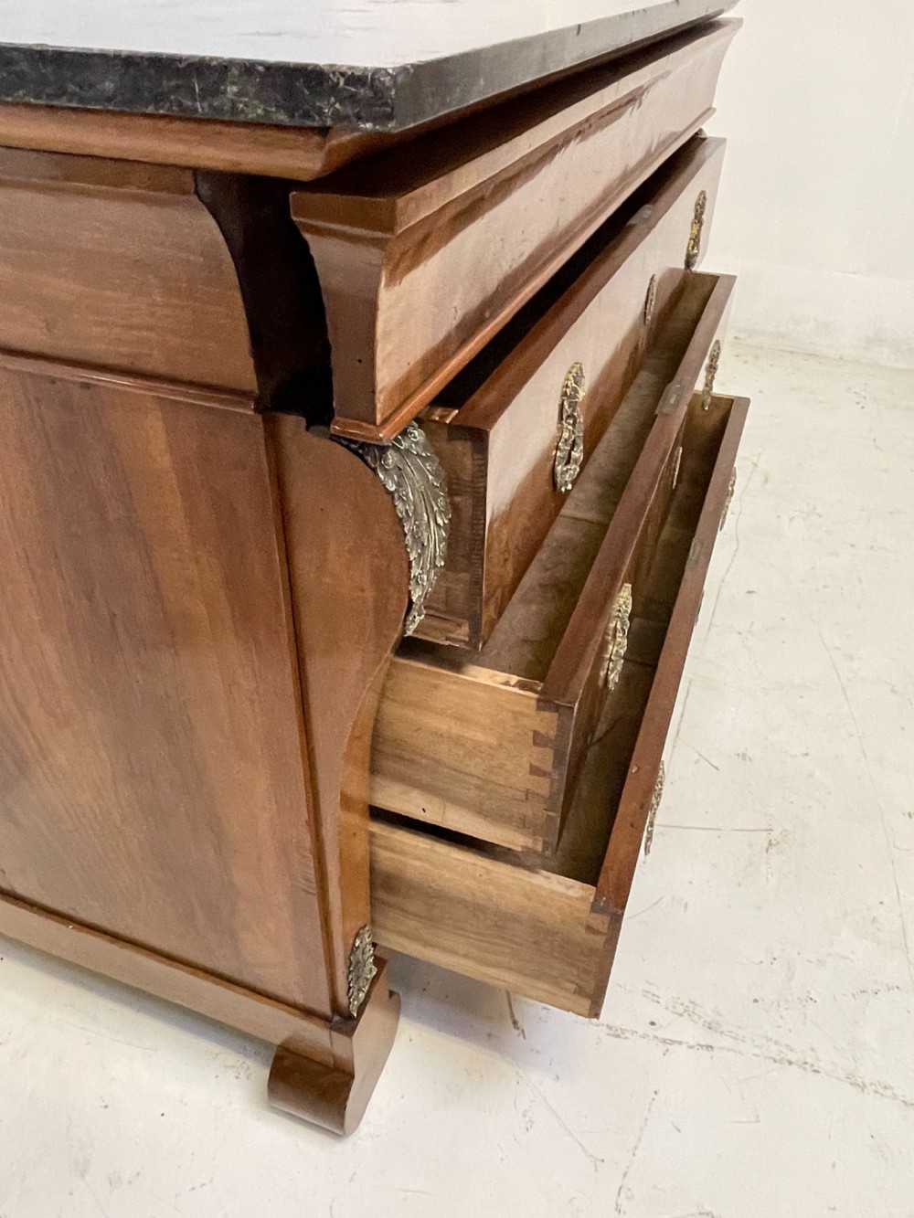 French Empire walnut Commode  View X