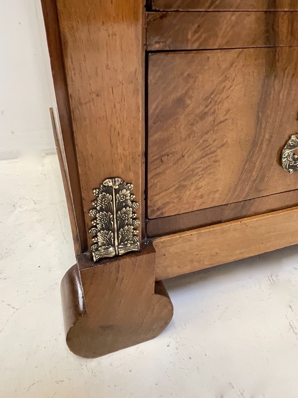 French Empire walnut Commode  View XIV