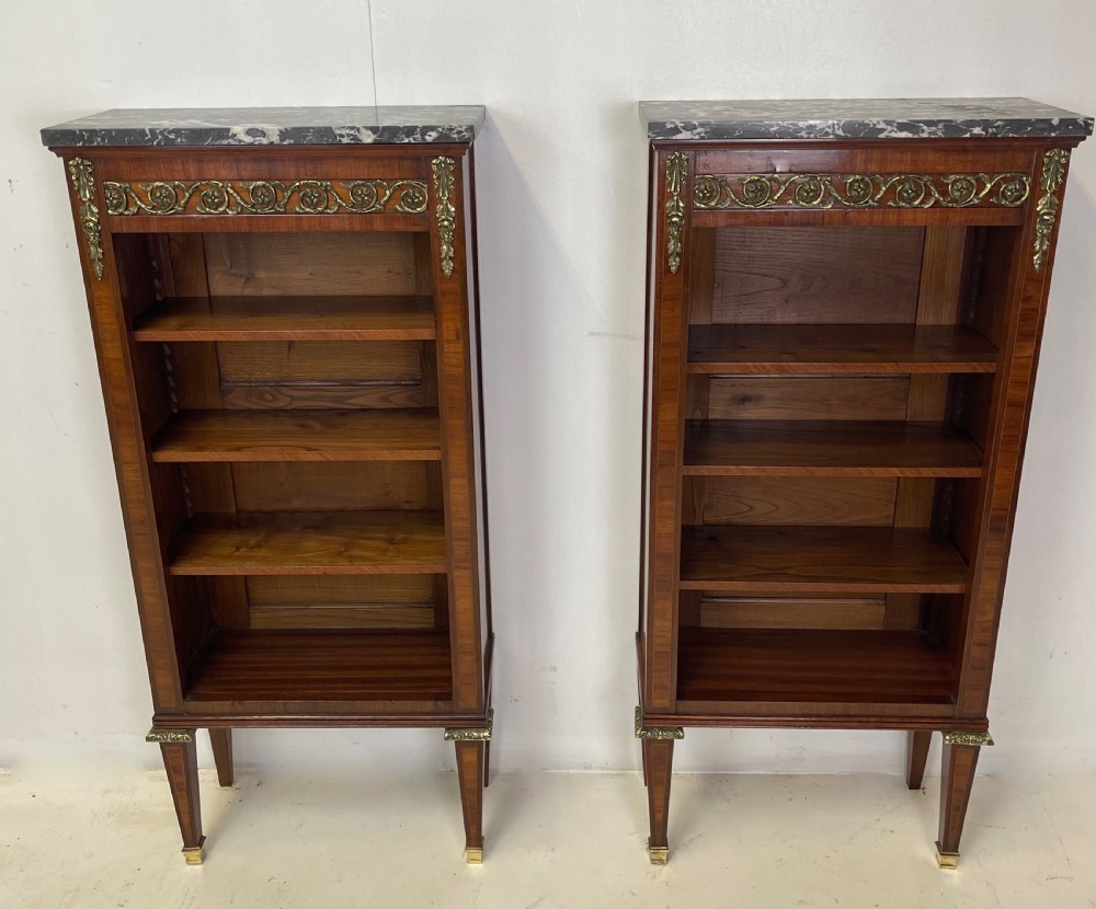 Pair Bookcases 