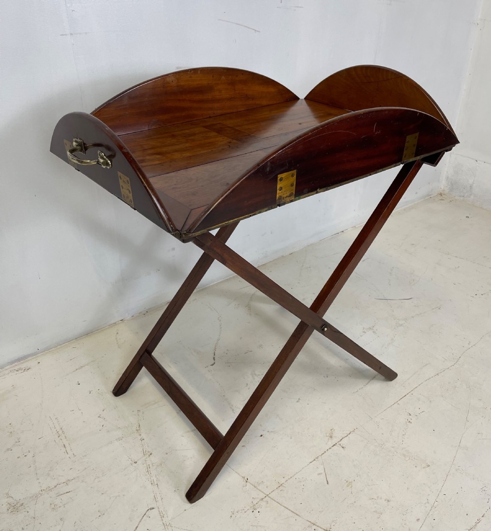 Mahogany Butlers Tay and stand  View II