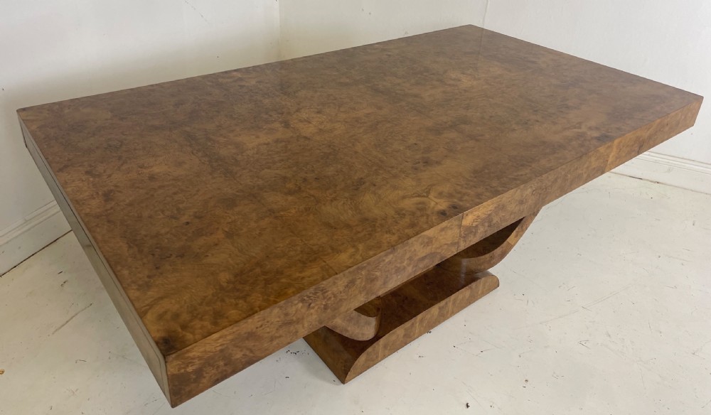 Art Deco Walnut Table  View IX
