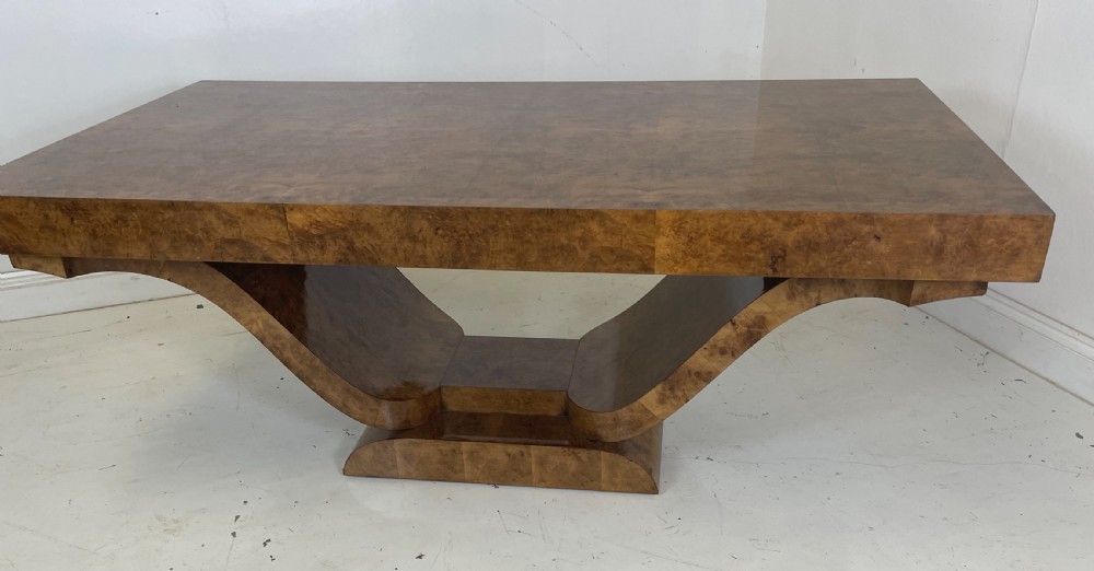 Art Deco Walnut Table  View XII