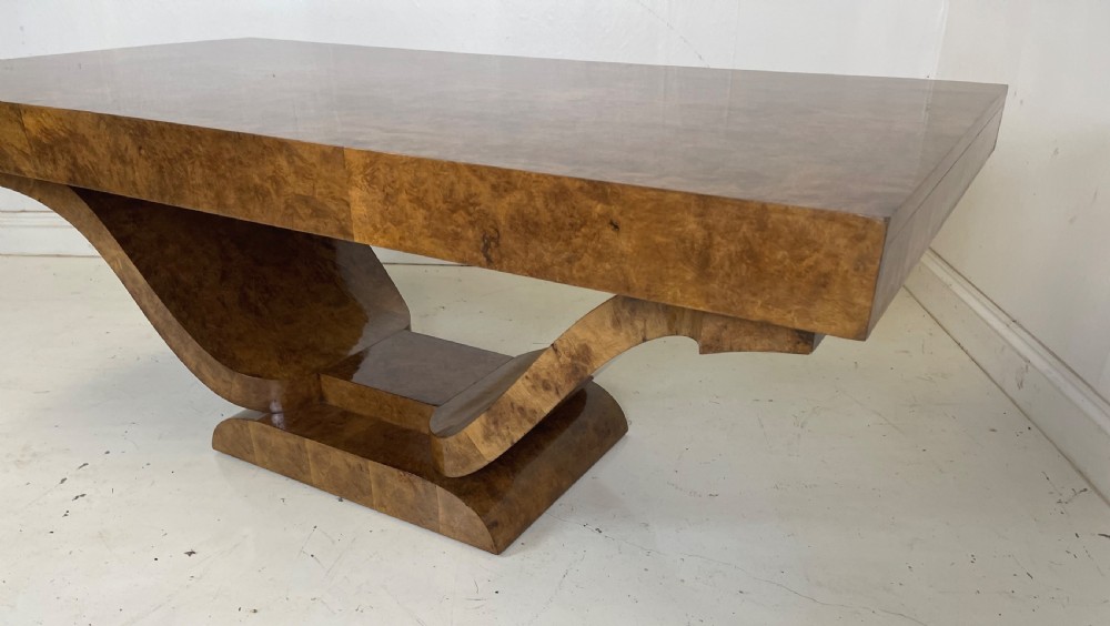 Art Deco Walnut Table  View XIII