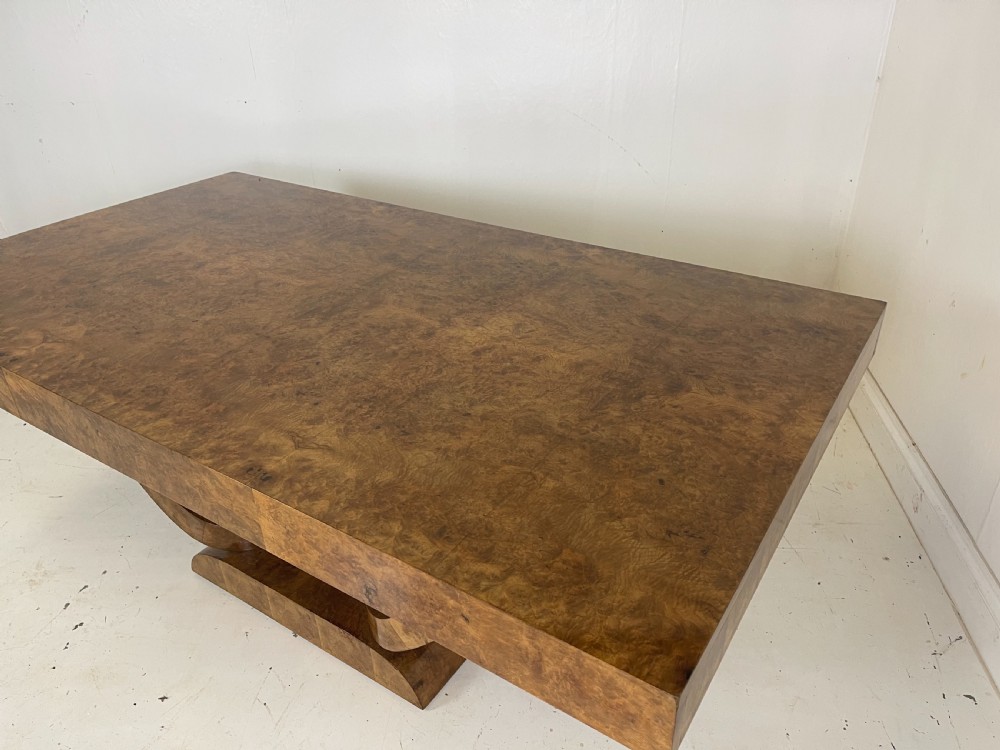 Art Deco Walnut Table  View XIV