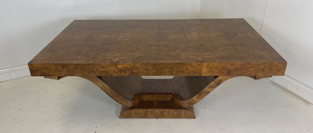 Art Deco Walnut Table  View XV