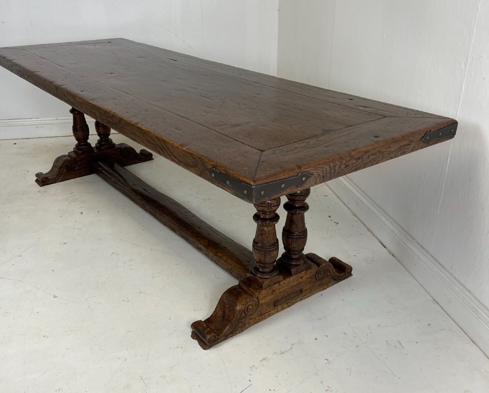 Oak Refectory Table 250 cm long