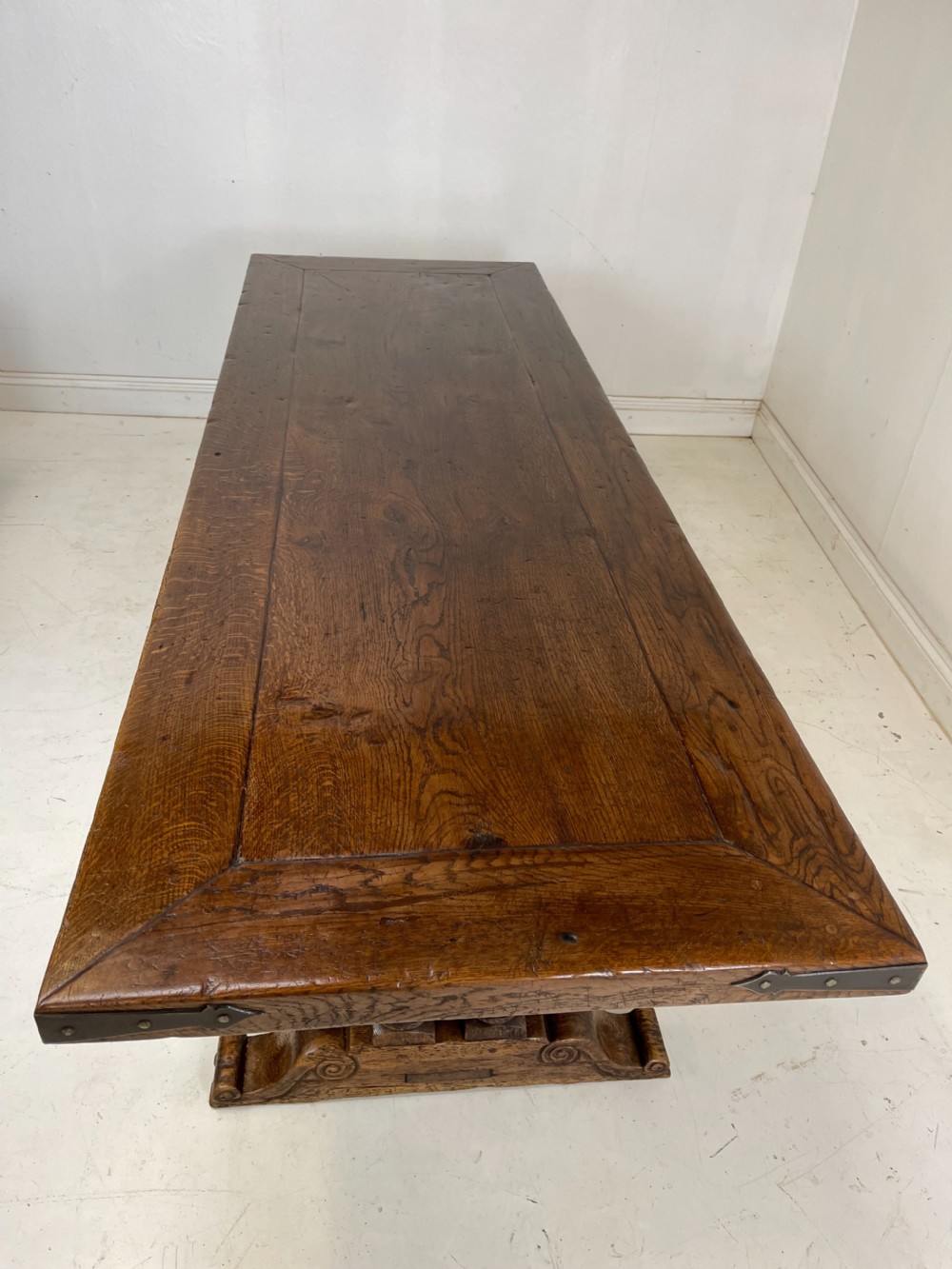 Oak Refectory Table 250 cm long View IV