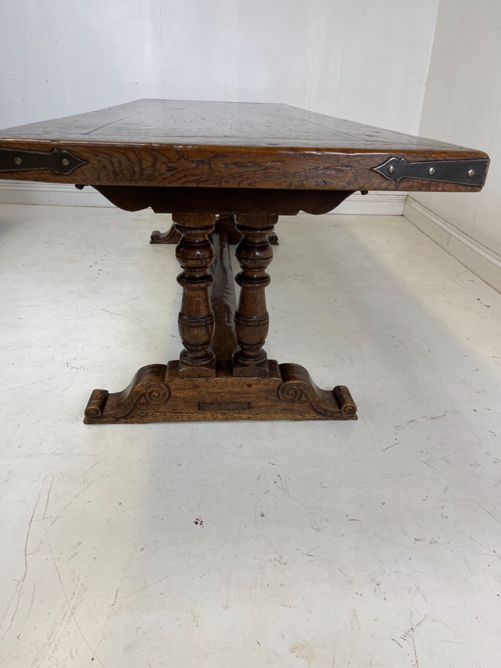 Oak Refectory Table 250 cm long View VI