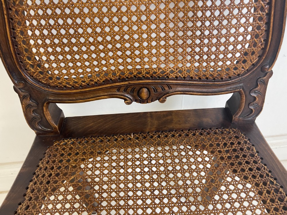 Set Of 8 French cane back chairs  View XII