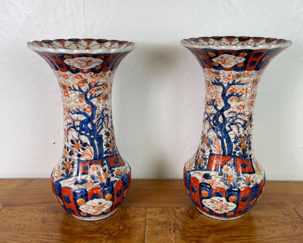 Pair of Imari Vases 
