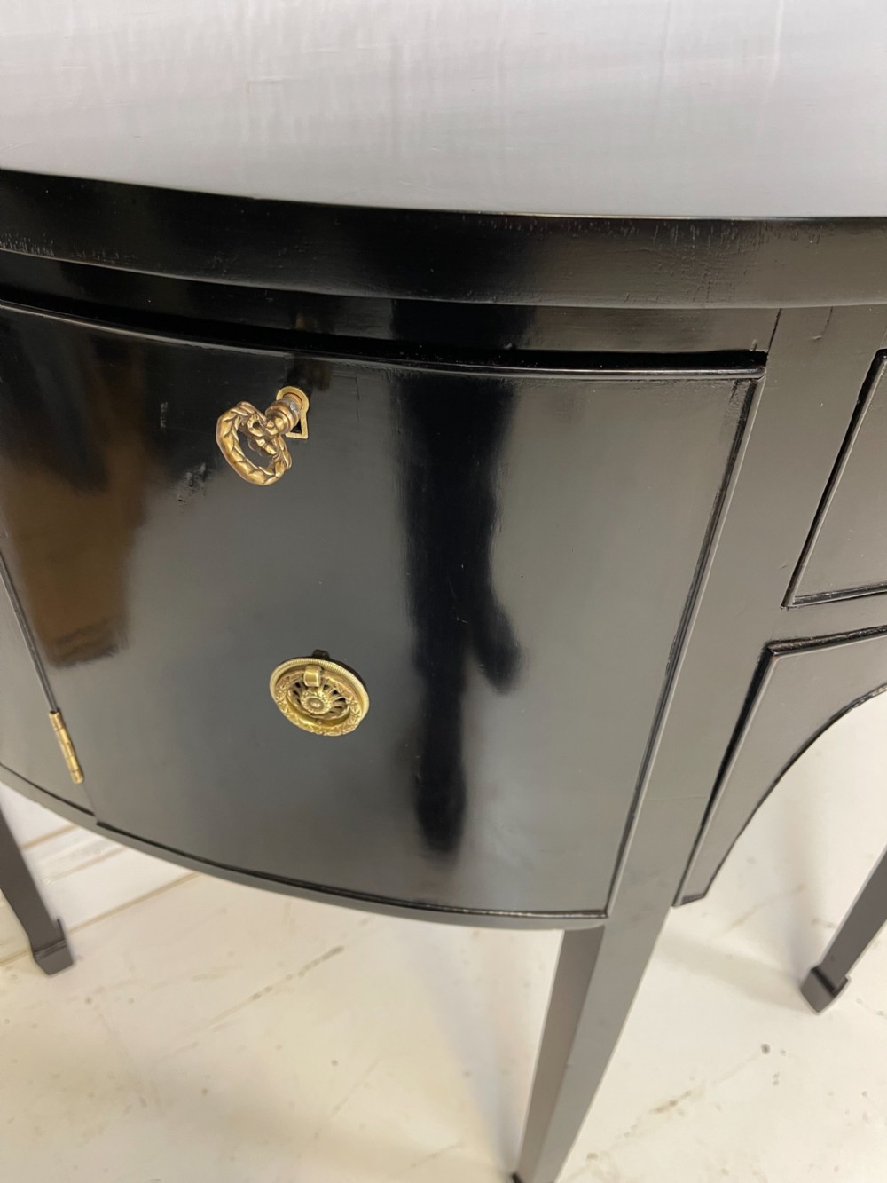 Pair Of Ebonized Sideboards  View XII