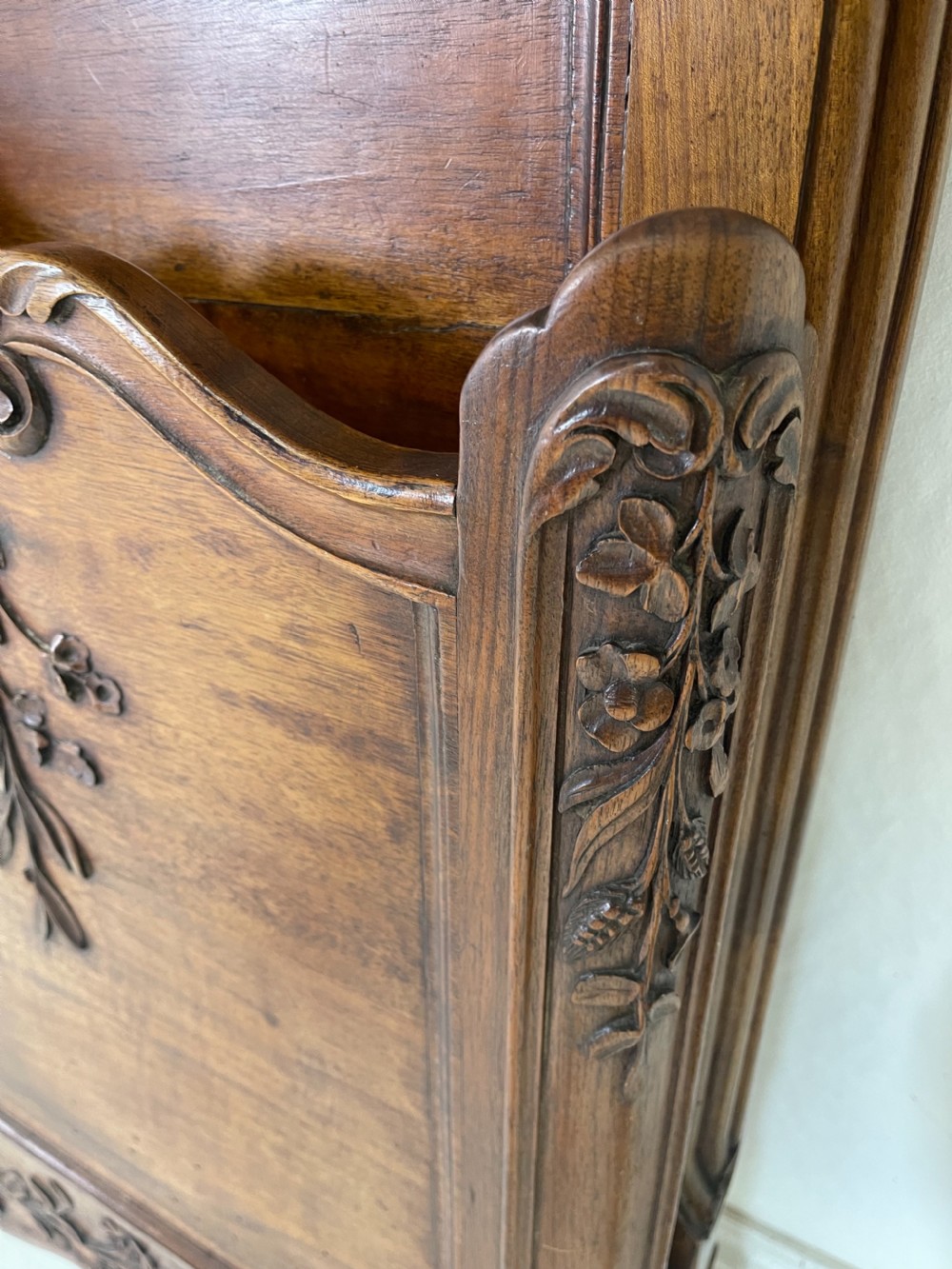Pair Of French Walnut Beds  View IV