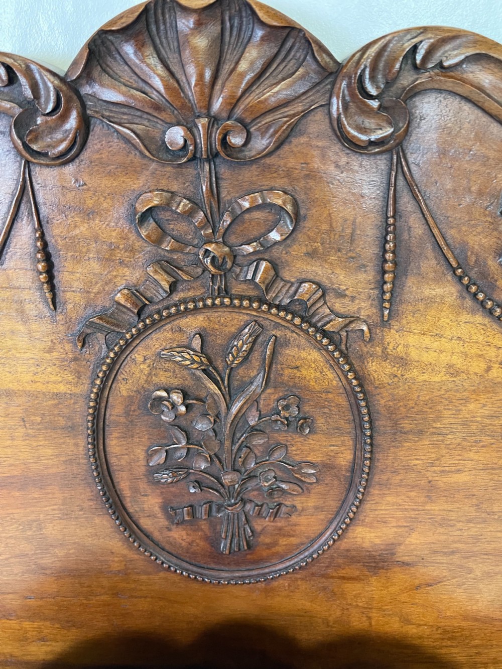 Pair Of French Walnut Beds  View VII