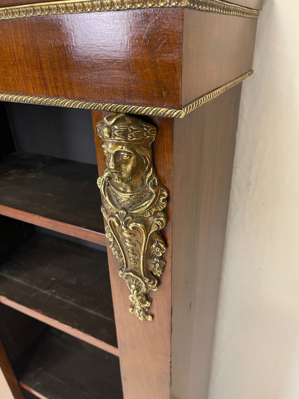 Pair of Ormolu mounted walnut Bookcases  View IV