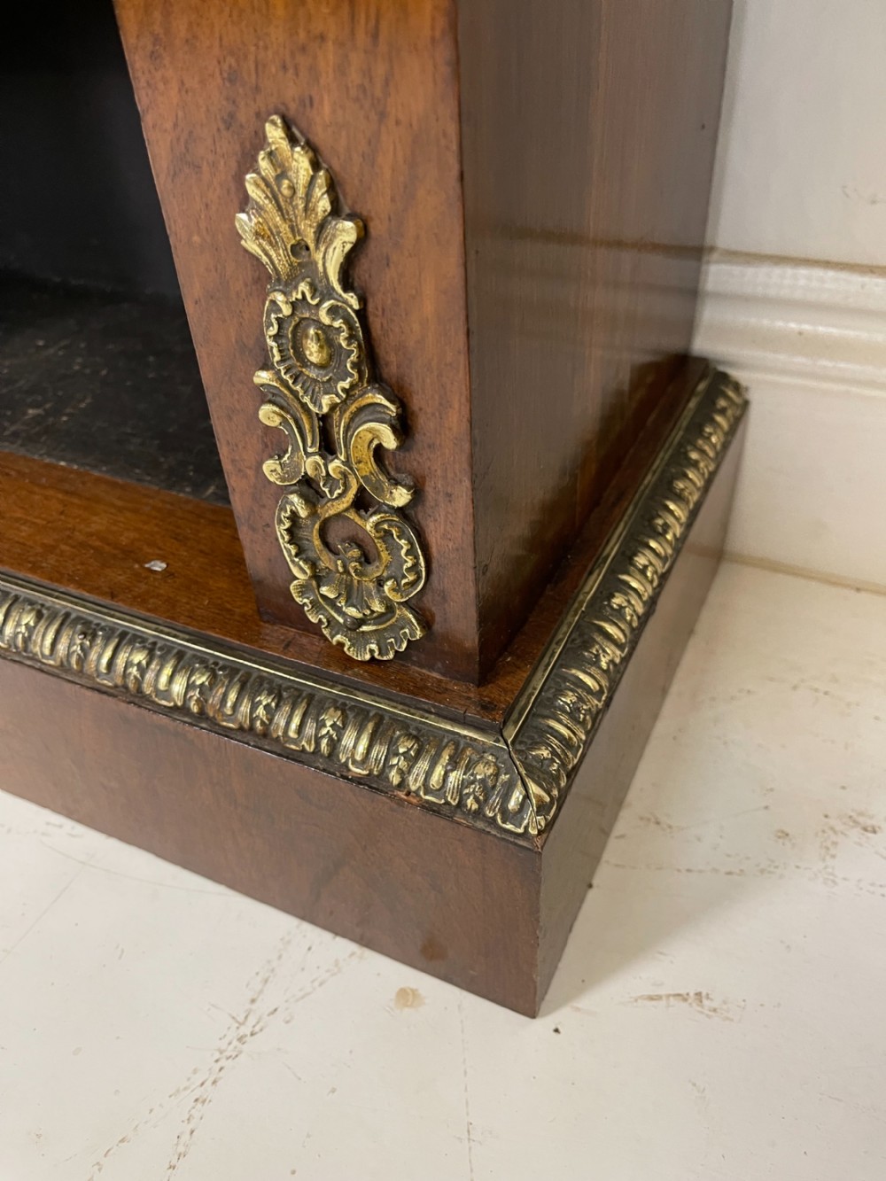 Pair of Ormolu mounted walnut Bookcases  View V