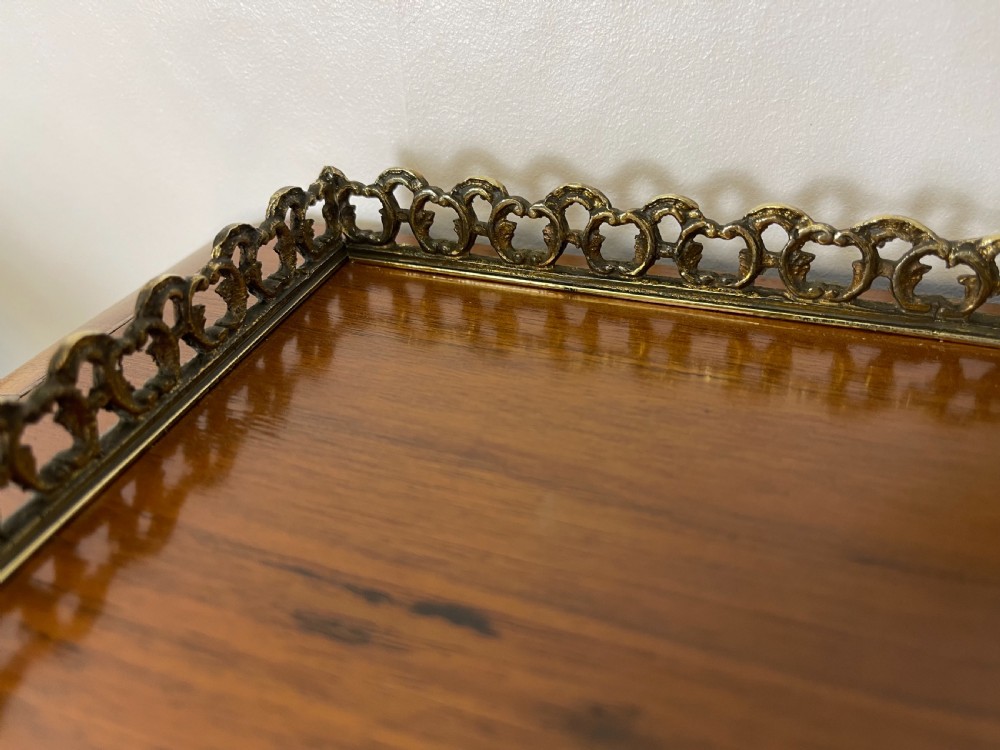 Pair of Ormolu mounted walnut Bookcases  View IX