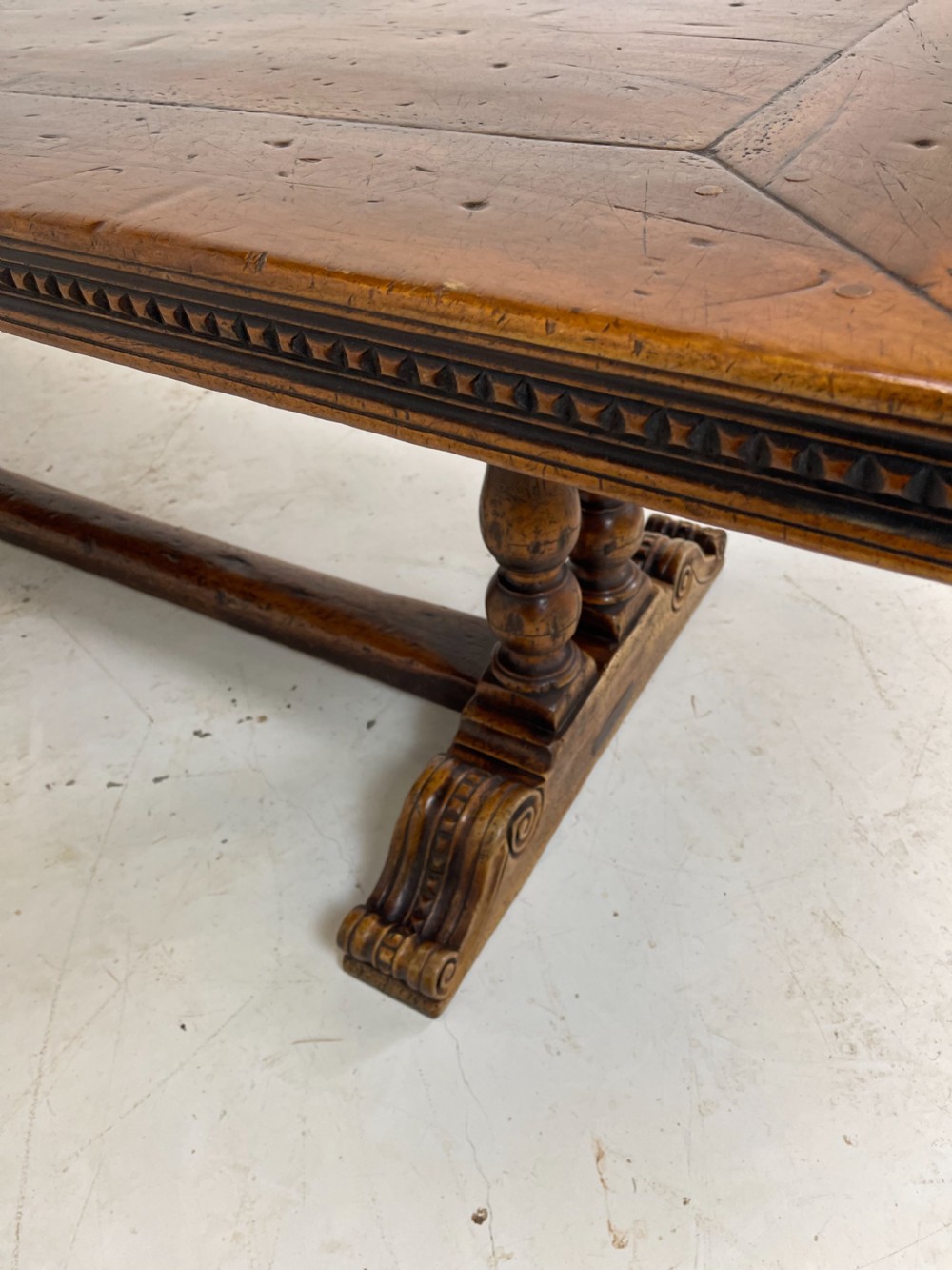 Walnut Refectory Dining Table  View VII