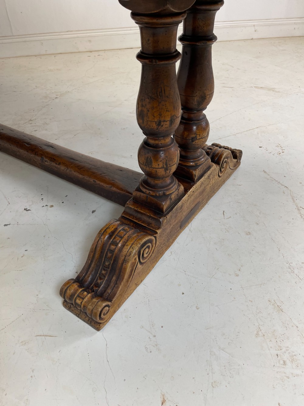 Walnut Refectory Dining Table  View VIII