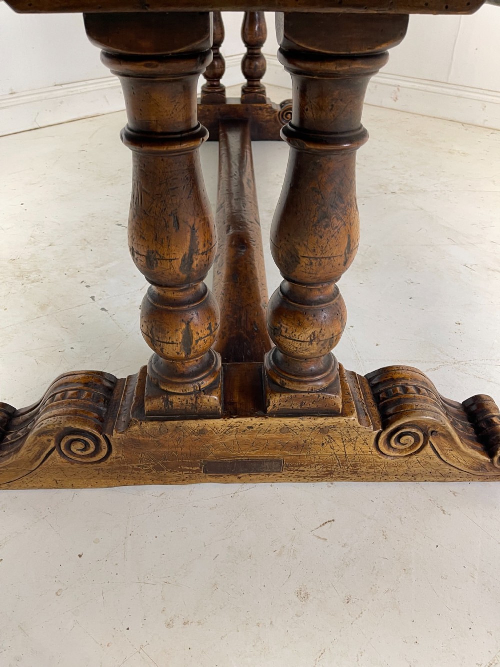 Walnut Refectory Dining Table  View IX