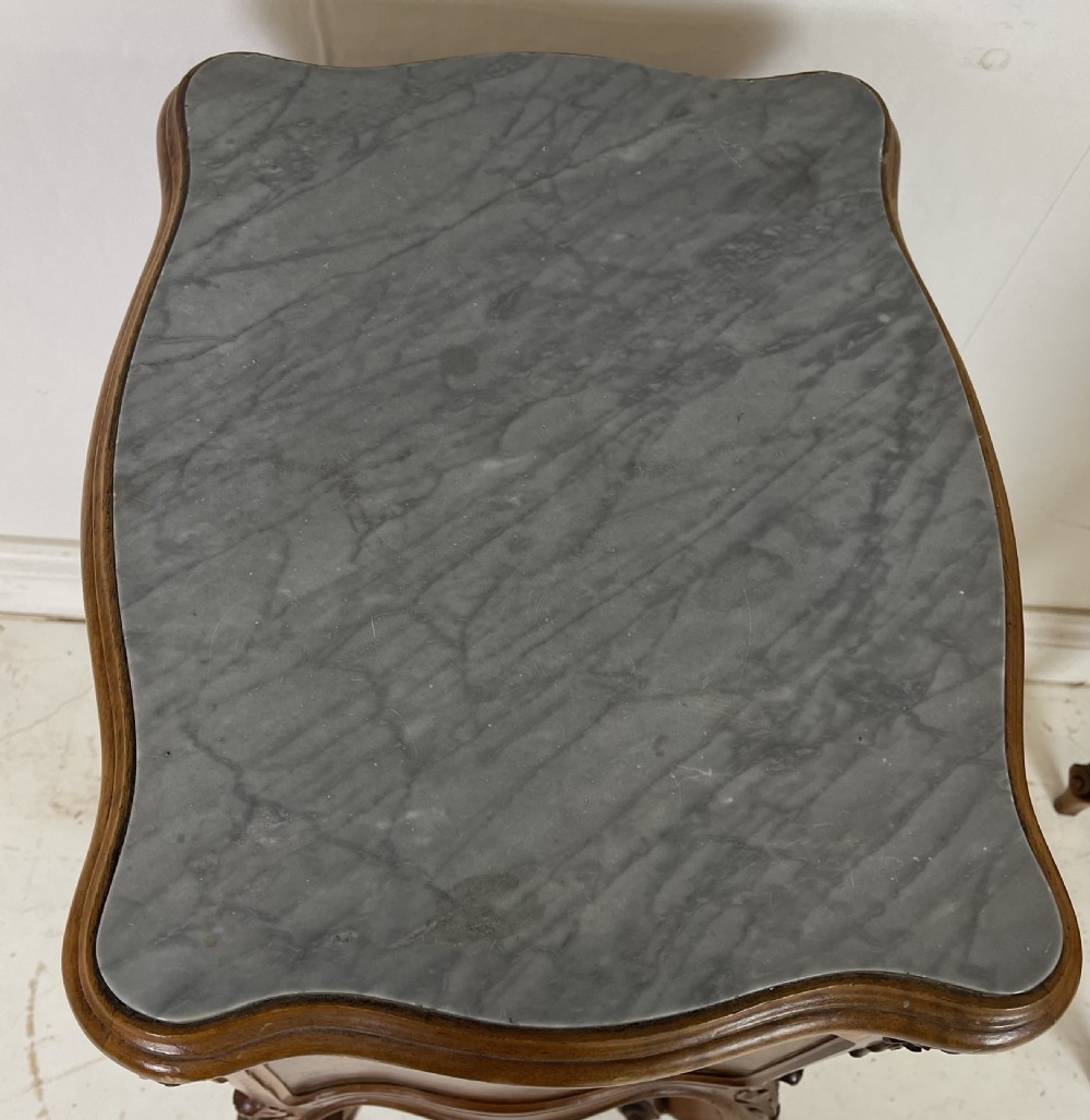 Pair Of French Walnut Nightstands  View VIII