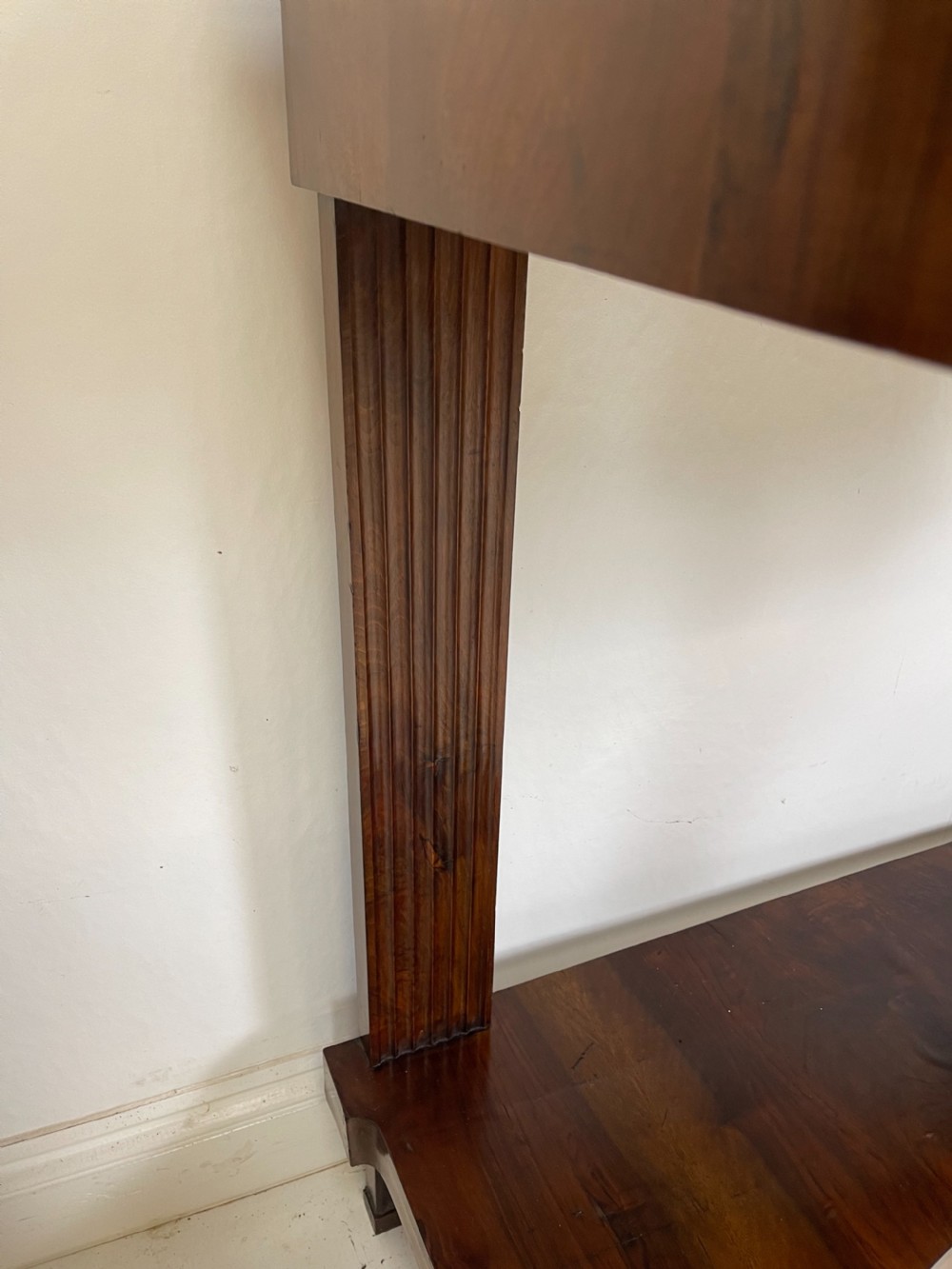 A Fine Pair Of walnut Italian Console Tables  View V