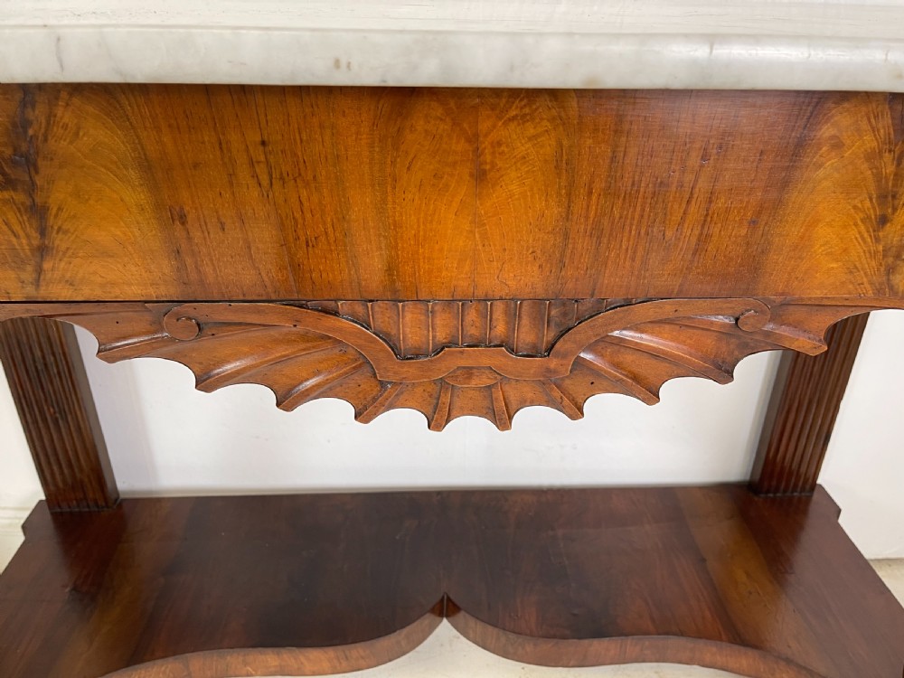 A Fine Pair Of walnut Italian Console Tables  View VI