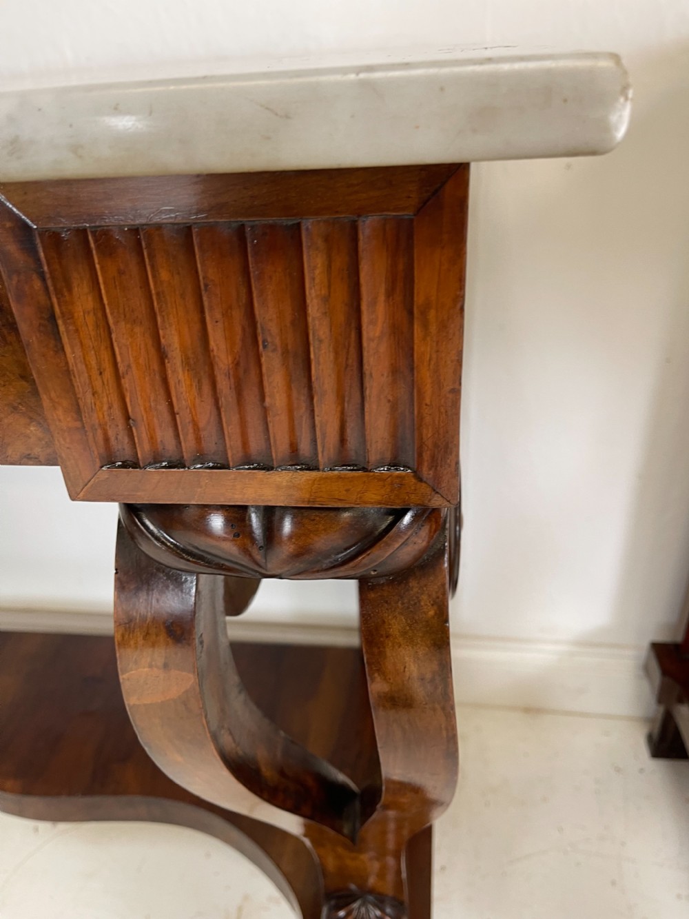 A Fine Pair Of walnut Italian Console Tables  View XII