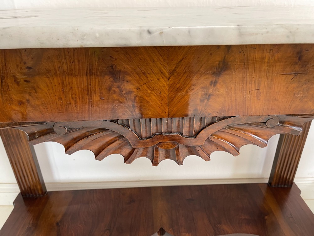 A Fine Pair Of walnut Italian Console Tables  View XIV