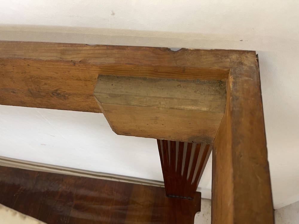A Fine Pair Of walnut Italian Console Tables  View XXI