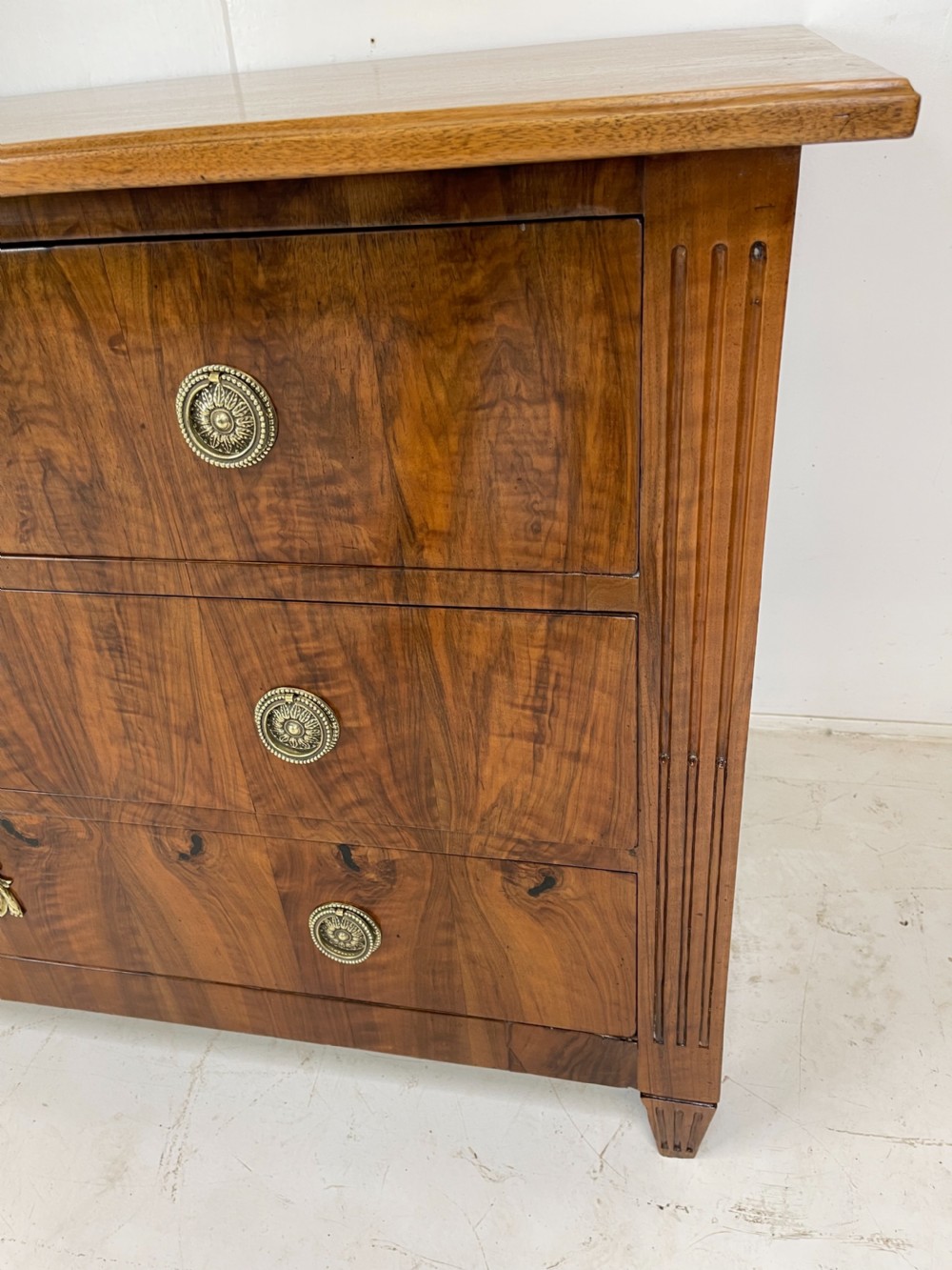 French Walnut Commode  View XII