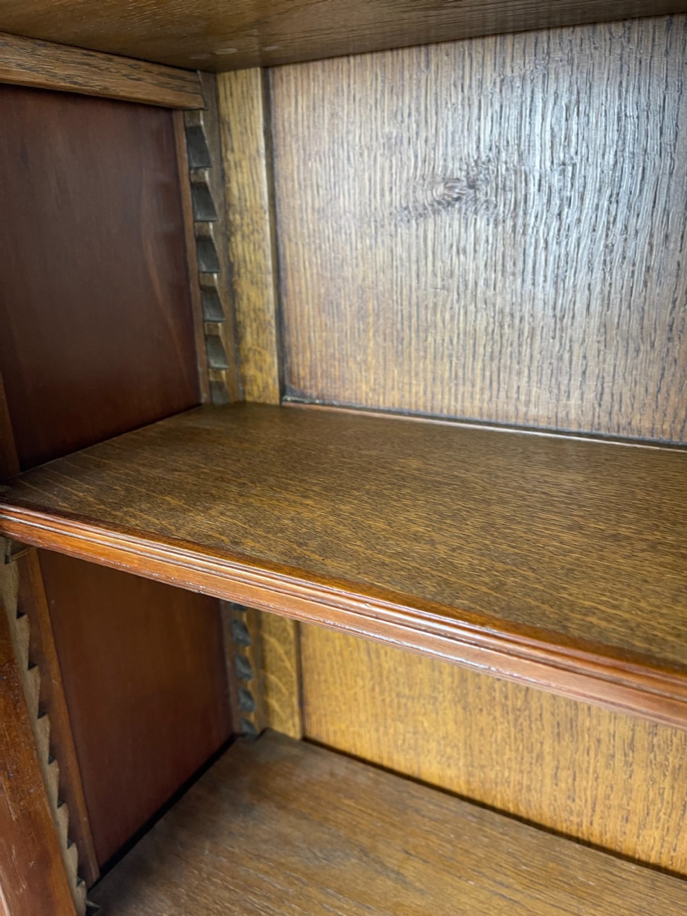 Pair of Plum pudding Mahogany bookcases  View X