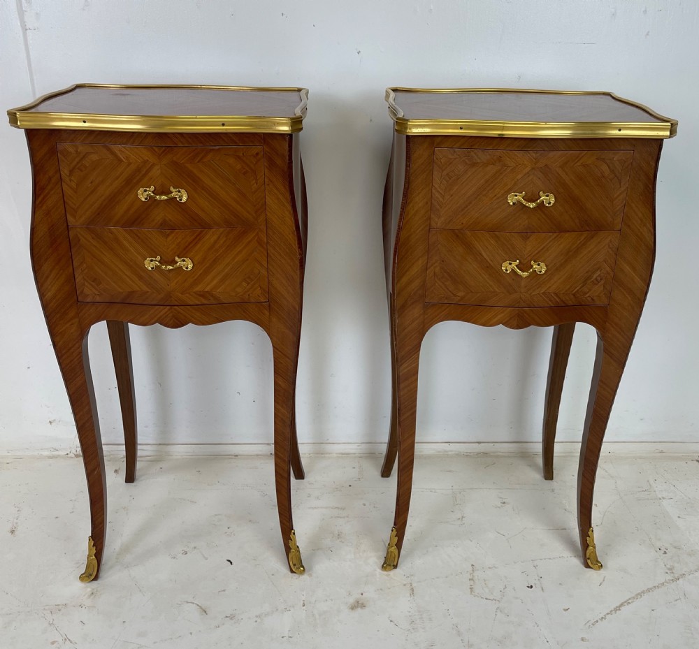 Pair Of French Nightstands 