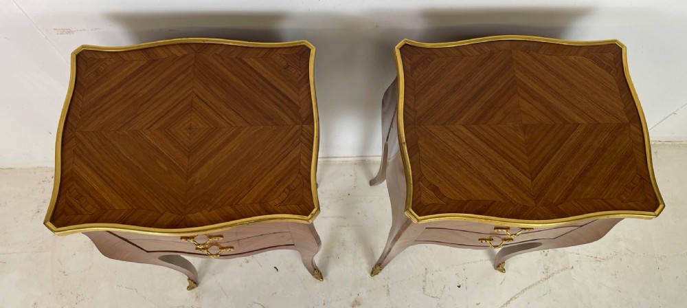 Pair Of French Nightstands  View III