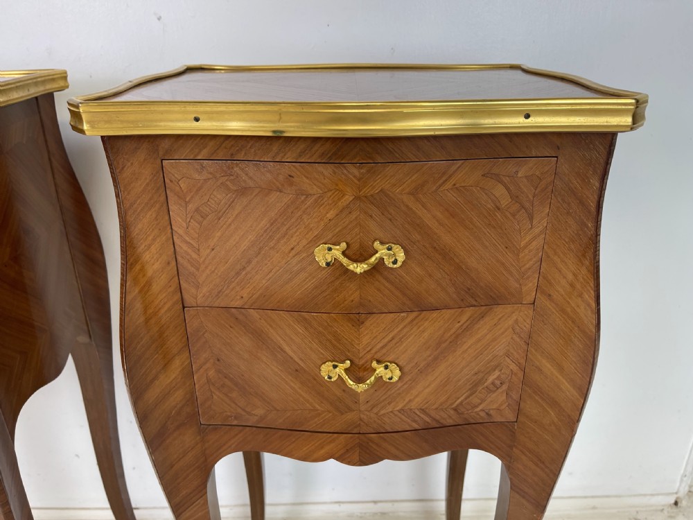 Pair Of French Nightstands  View IV