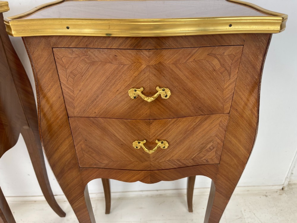 Pair Of French Nightstands  View IX