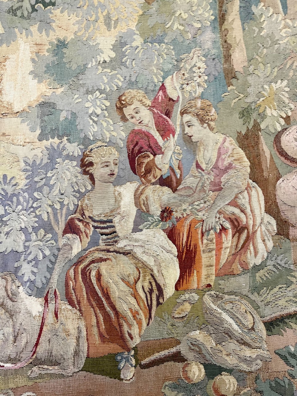 Pair of late 18th Century Aubusson Tapestry  View X