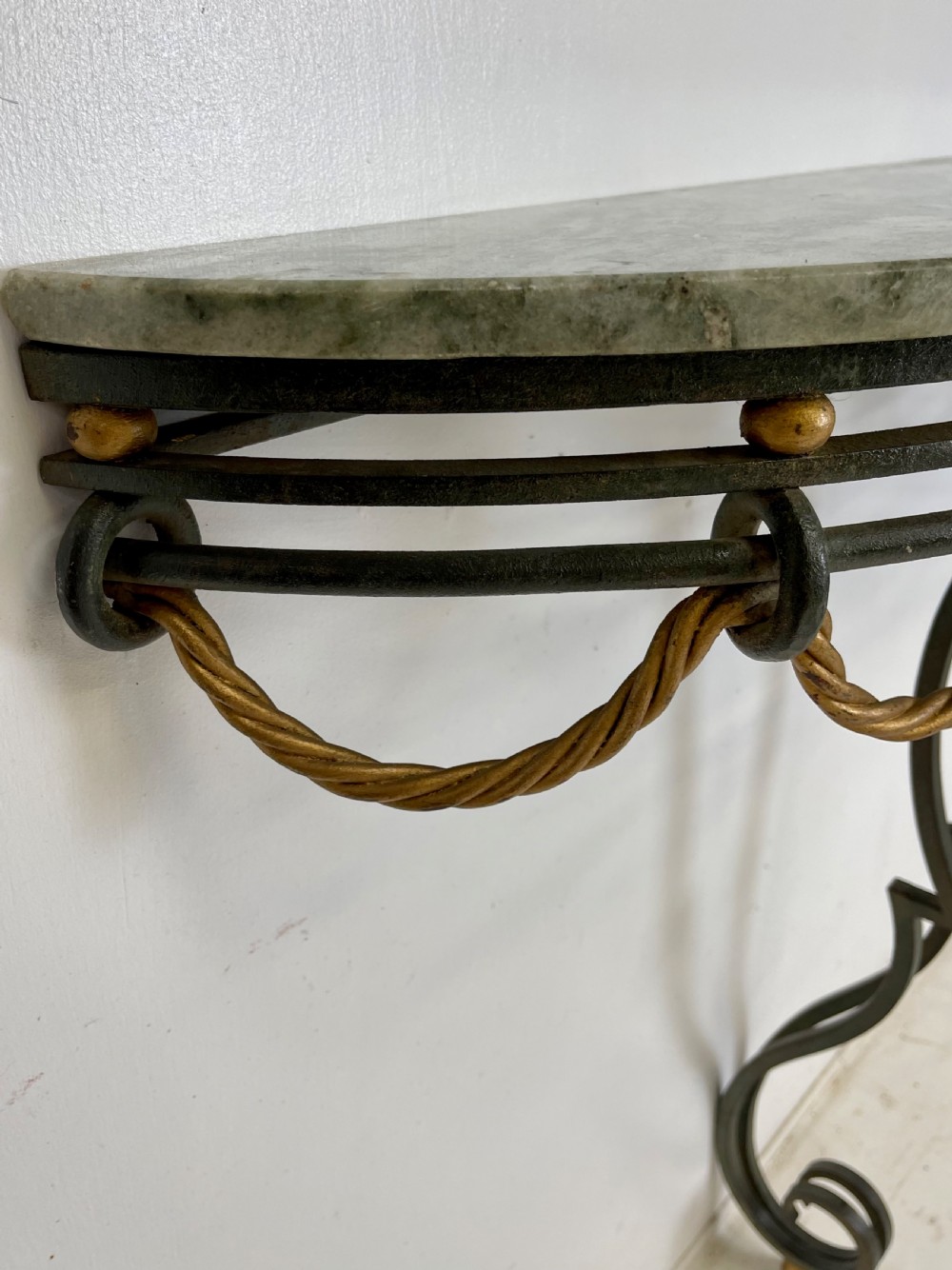 Wrought Iron Art Deco Console Table View IV