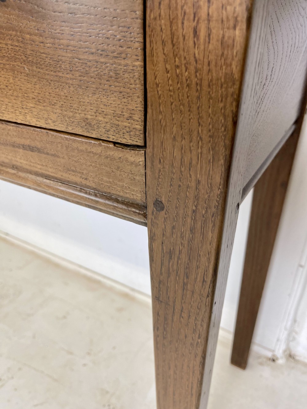 Simple French Oak Serving Table View III