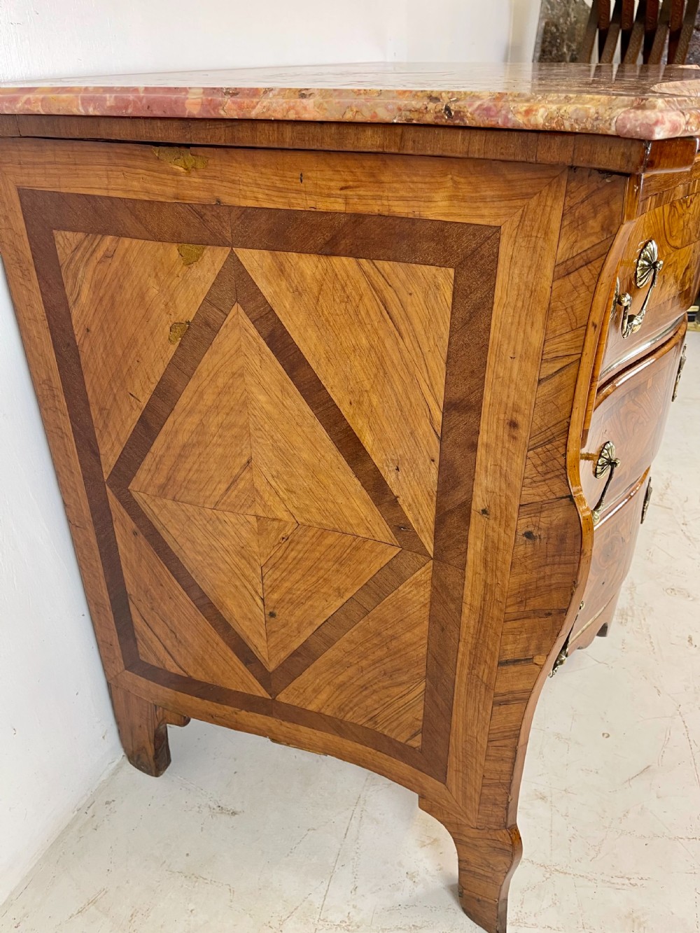 18th Century French Marble top Commode View XVI
