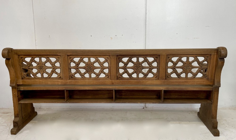 Pair of Victorian Gothic Benches View XII