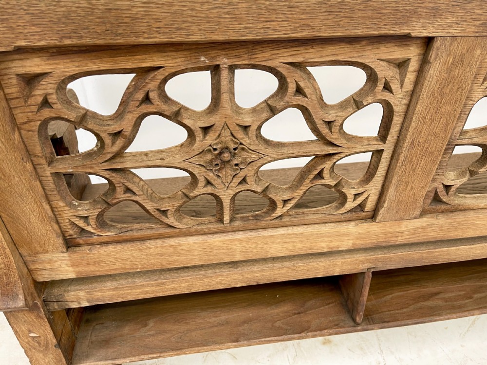 Pair of Victorian Gothic Benches View XIV
