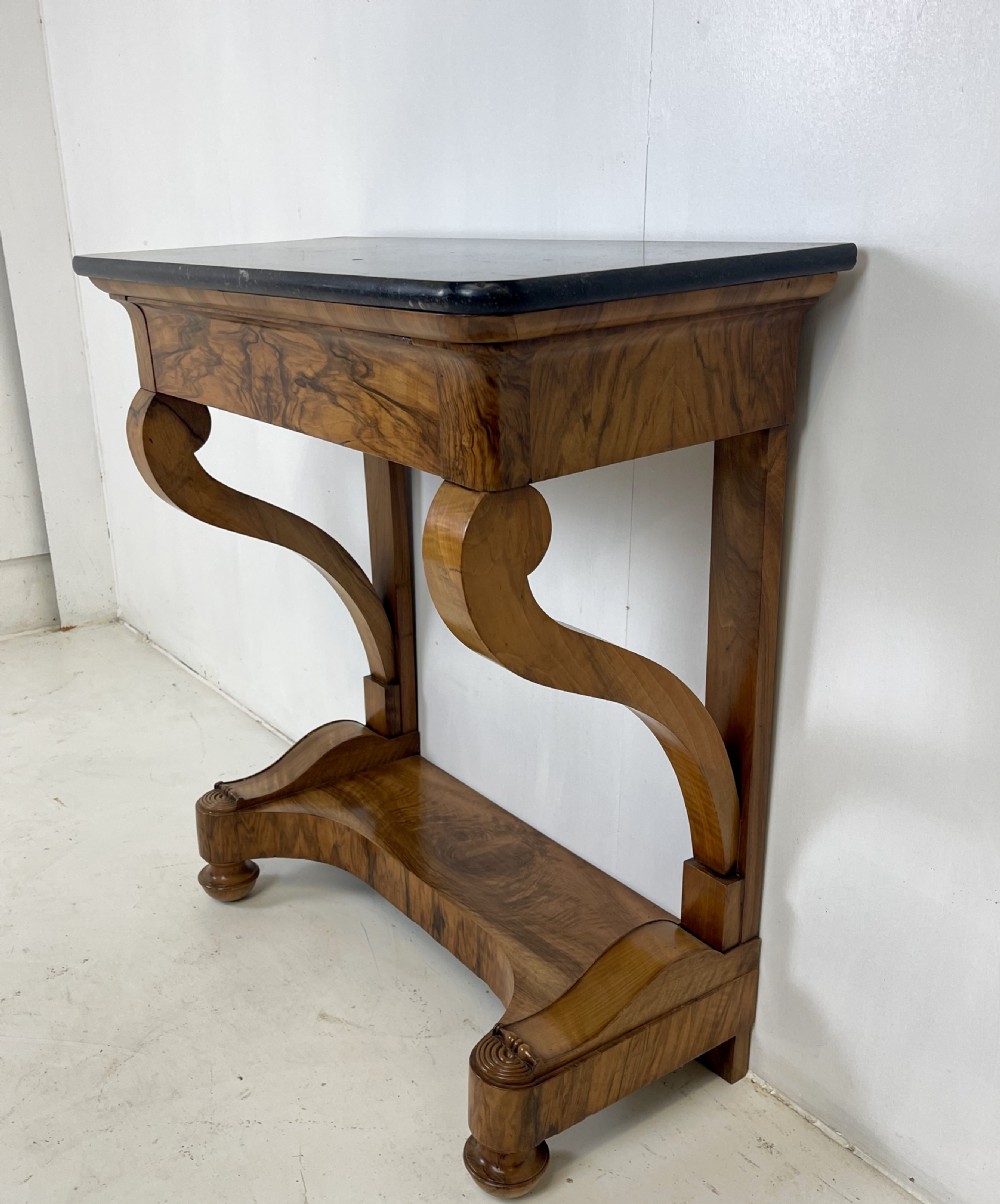French Walnut Console Table View III