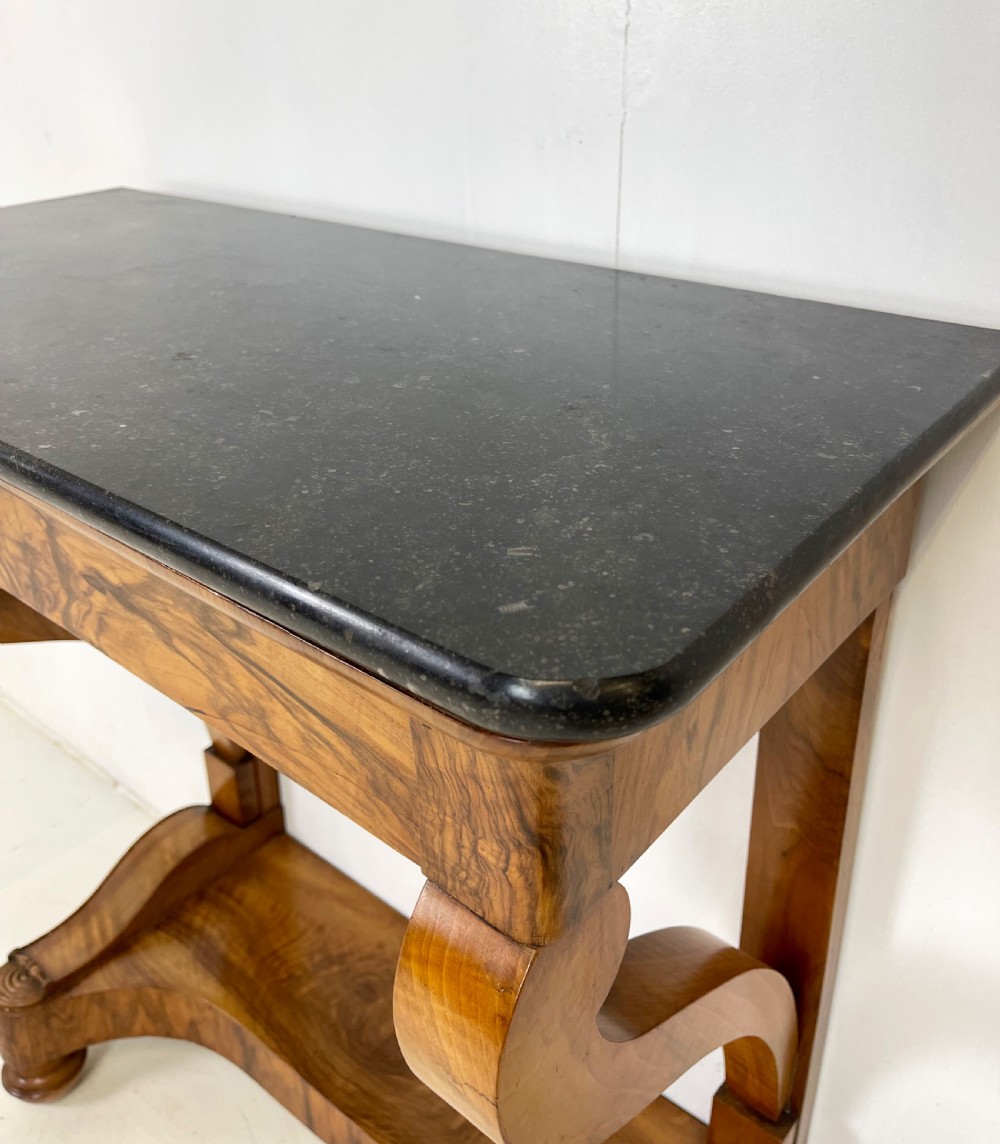 French Walnut Console Table View IV
